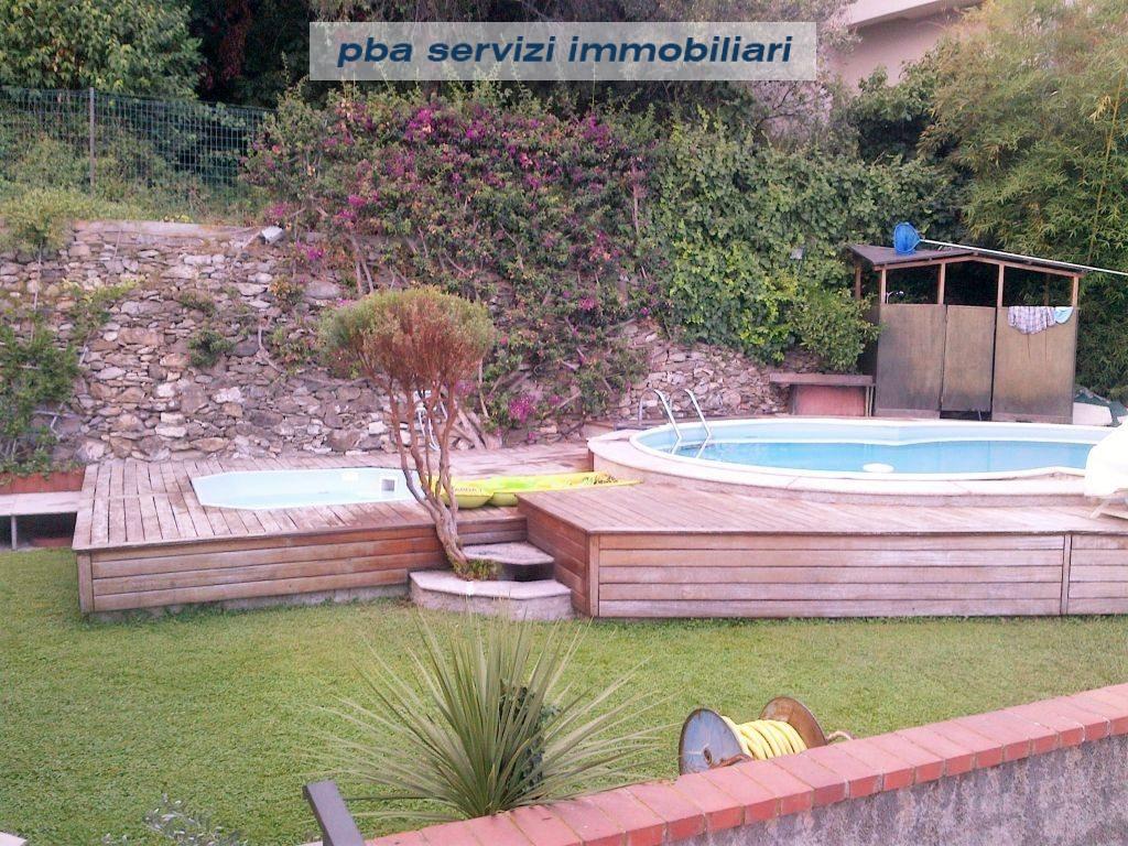 Alassio Splendido Appartamento In Villa Con Giardino Piscina Ed Ampi Terrazzi Vista Mare P B A Servizi Immobiliari